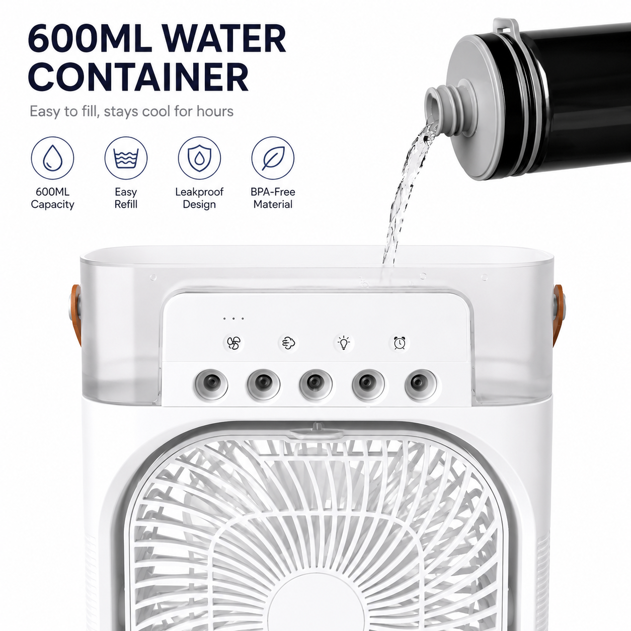 600ml water tank